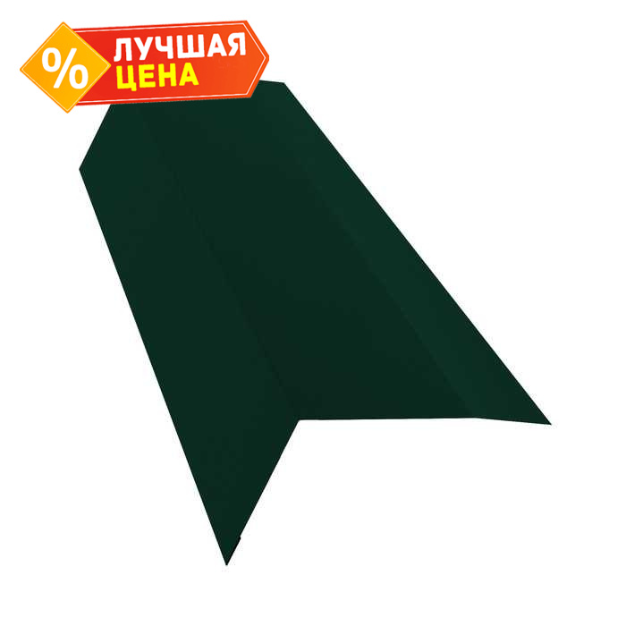 Планка карнизная 100х65 0,45 Drap RAL 6005 зеленый мох