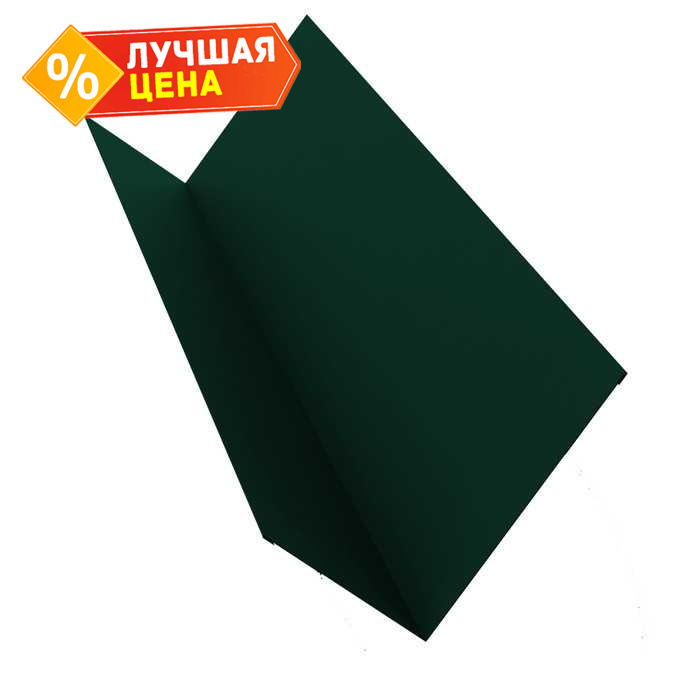 Планка примыкания 90х140 0,5 Velur RAL 6005 зеленый мох