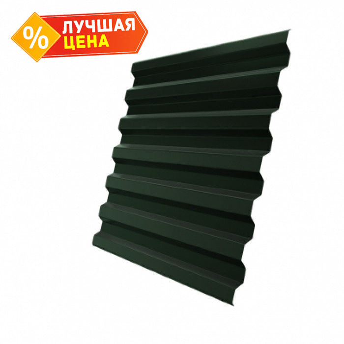 Профлист Grand Line C21R 0.5 GreenCoat Pural BT, matt RR 11 Темно-зеленый