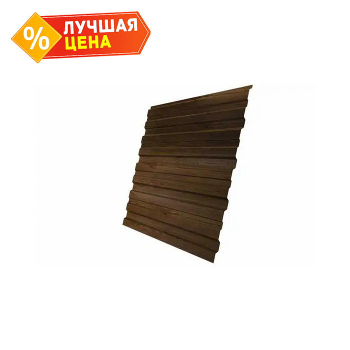 Профлист Grand Line C10В 0.45 Print Premium Antique wood