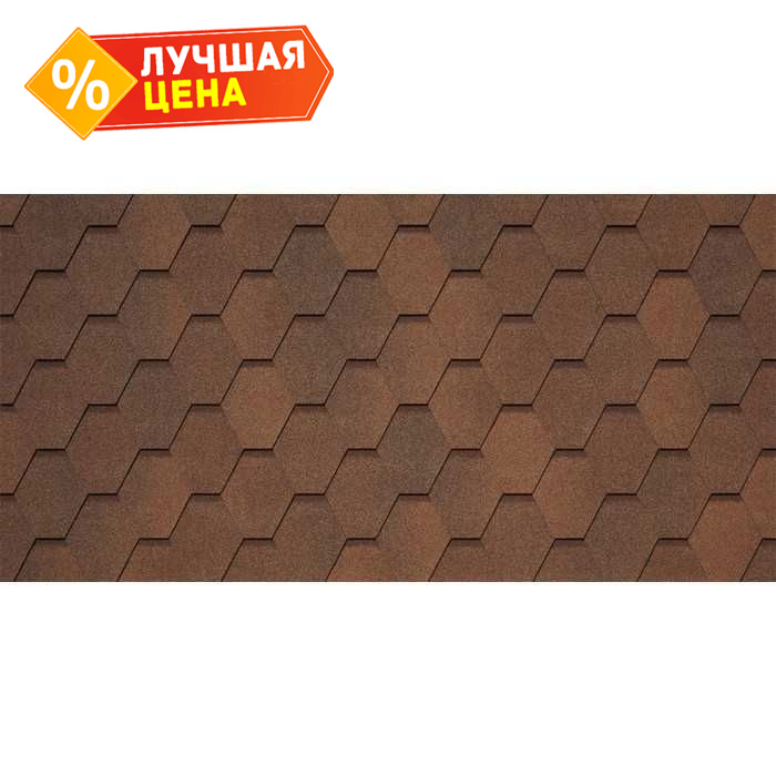 Гибкая черепица Тегола Business Plus MOSAIK Robusta 444