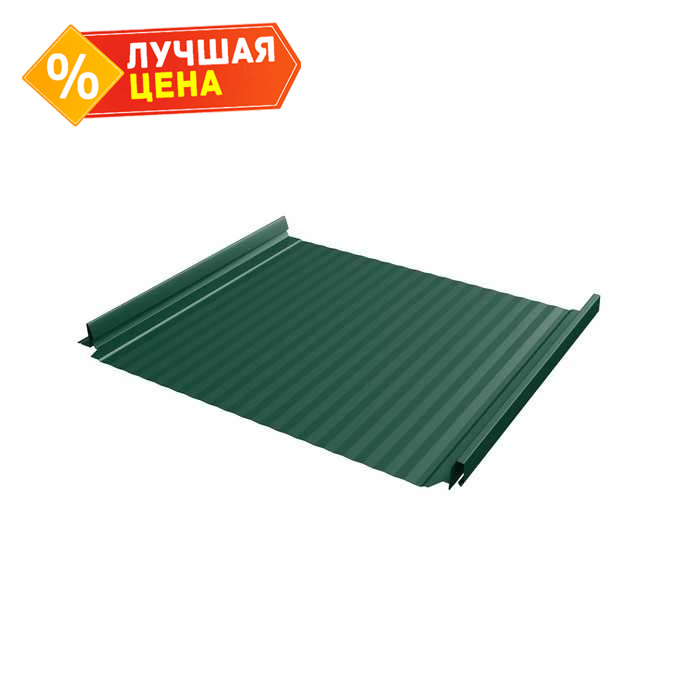 Фальцевая кровля Кликфальц Pro Gofr Grand Line 0,45 Drap RAL 6005 Зеленый Мох