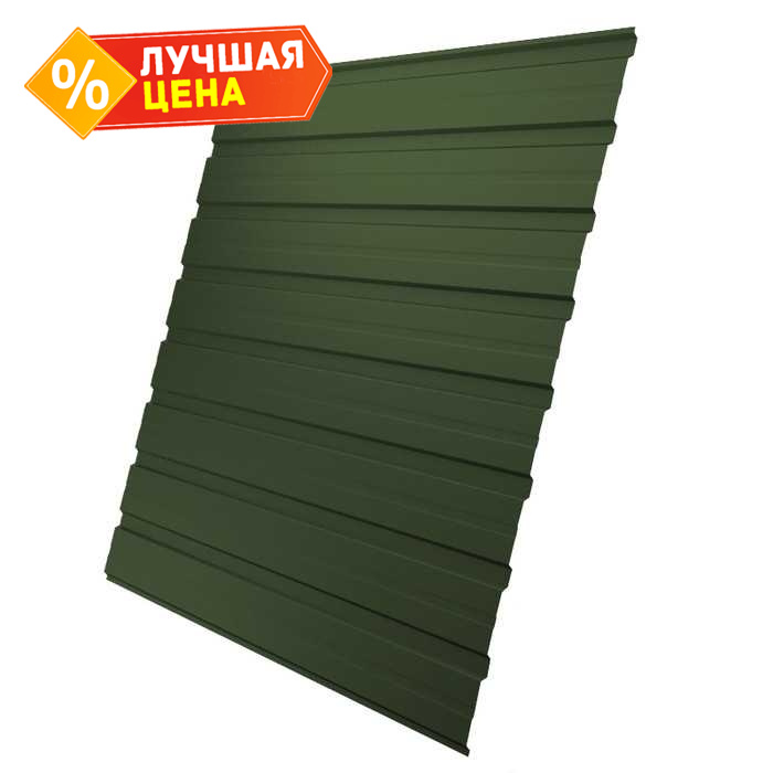 Профлист Grand Line C10В 0.5 GreenCoat Pural BT RR 11 Темно-зеленый