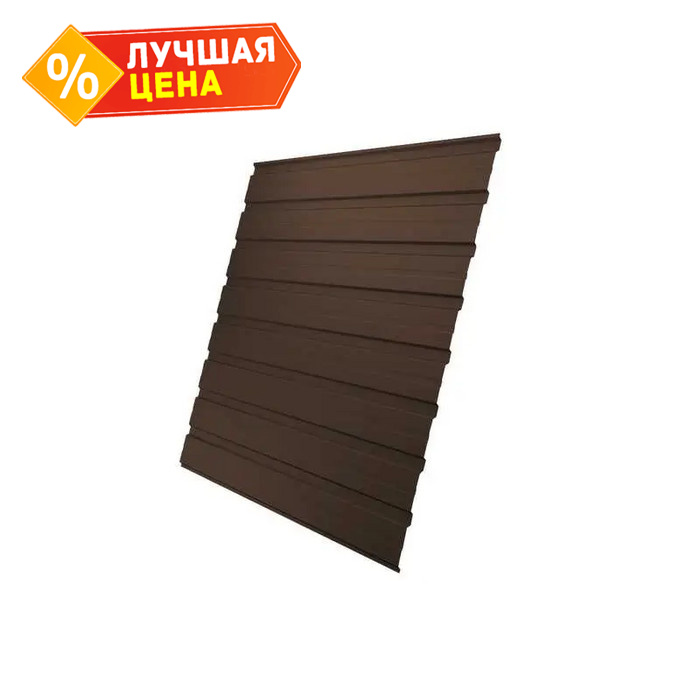 Профлист Grand Line C10В 0.5 PurPro Matt RAL 8017 Шоколад