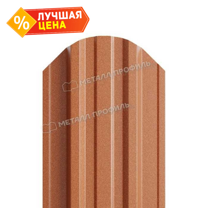 Штакетник Металл Профиль TRAPEZE-O 0,5 PURMAN® Argillite