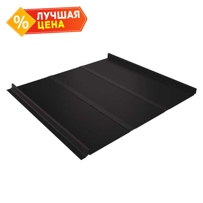 Фальцевая кровля Кликфальц Line Grand Line 0,5 Satin RR 32 Темно-Коричневый