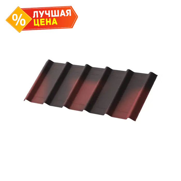 Черепица Ондувилла Красный 1070х400