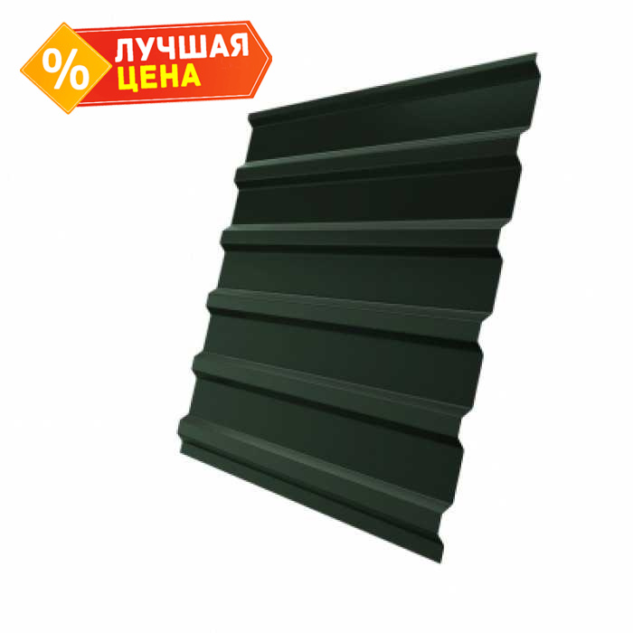 Профлист Grand Line C20В 0.5 GreenCoat Pural BT RR 11 Темно-зеленый