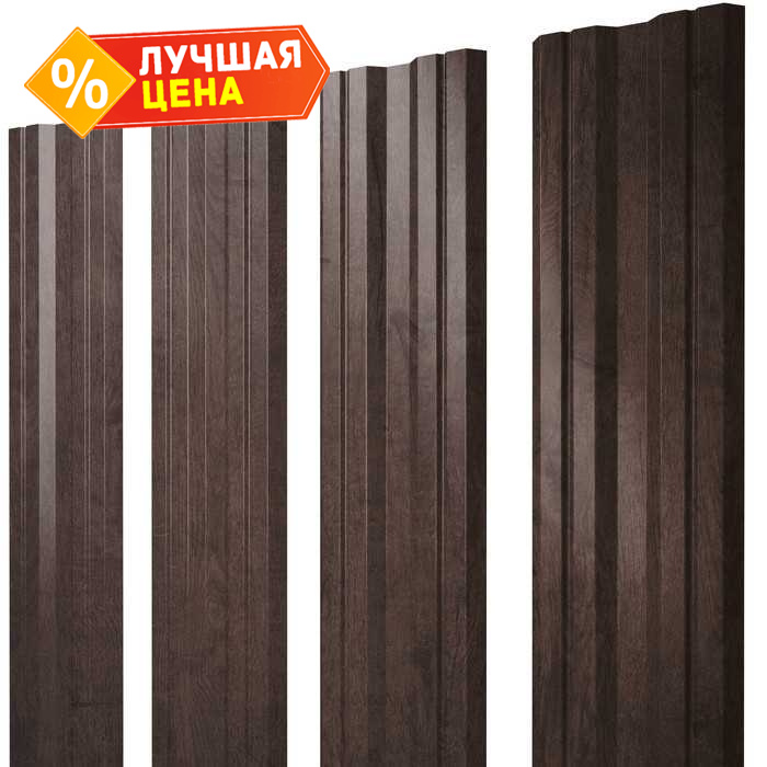 Штакетник Twin 0,45 Print Premium Antique Wood