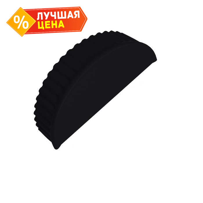 Заглушка торцевая Velur RAL 9005 черный