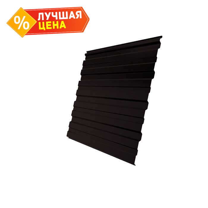 Профлист Grand Line C10R 0.5 Satin Matt RAL 9005 Черный