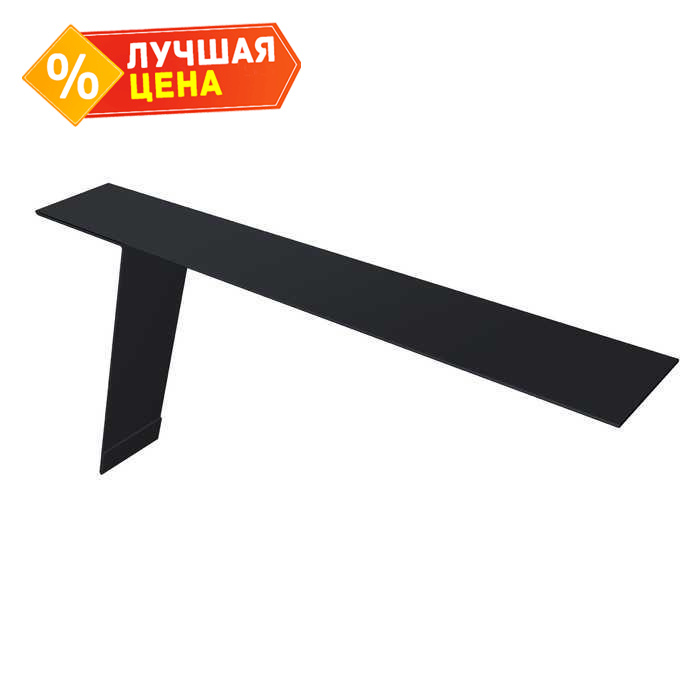 Планка карнизная фальц 130х80 0,5 Satin Мatt RAL 7024