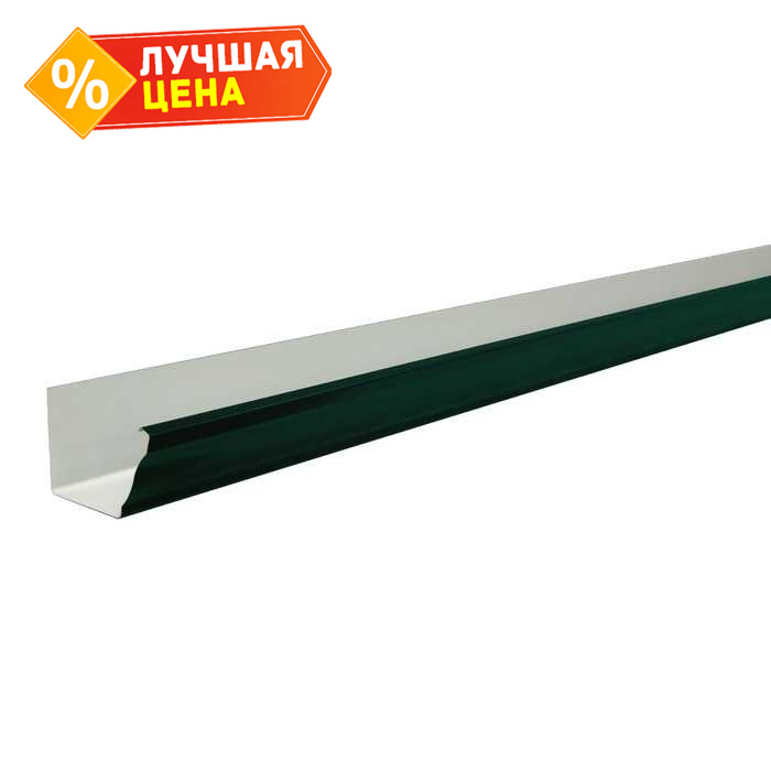 Желоб прямоугольный Vortex 127мм 3м RAL 6005