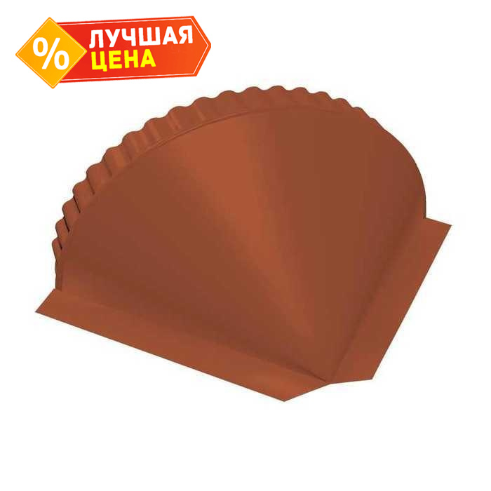 Заглушка конусная Drap ST RAL 8004 терракота