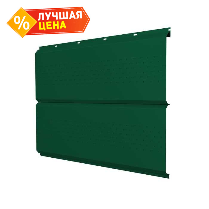 Софит ЭкоБрус new c перфорацией 0,5 Satin RAL 6005 зеленый мох