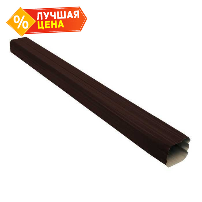 Труба прямоугольная Vortex 2,5м RAL 8017