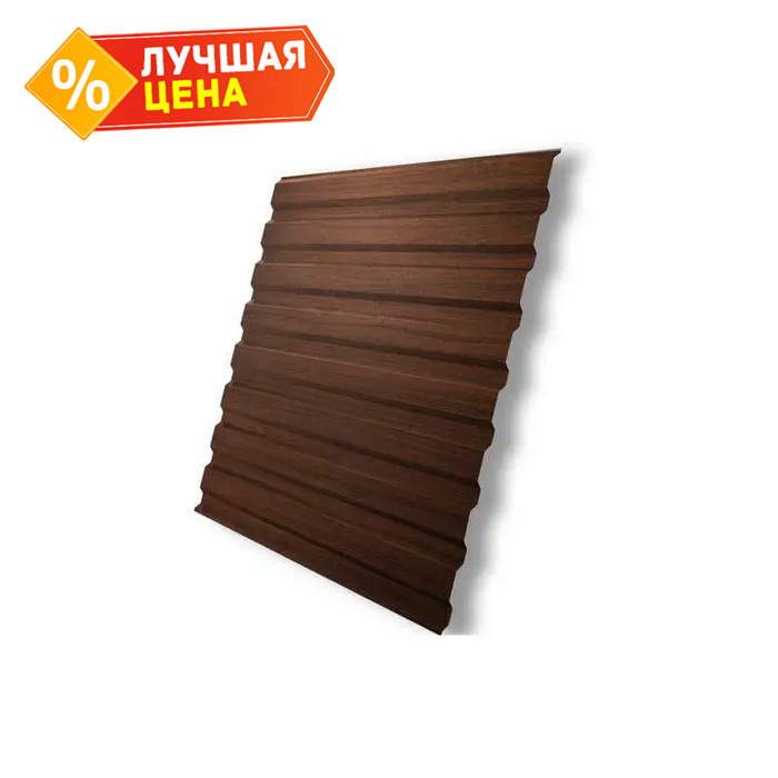 Профлист Grand Line C20A 0.45 Print Elite Choco wood