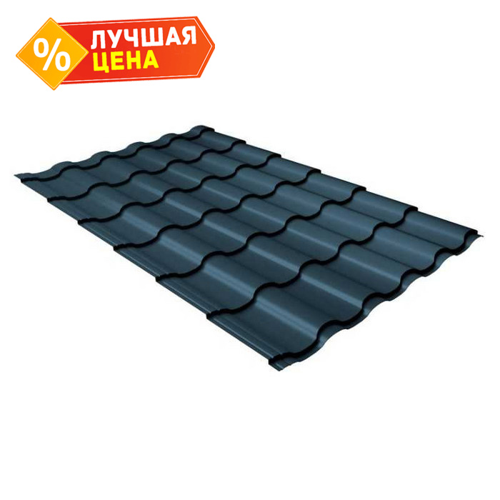 Металлочерепица Grand Line Kredo 0,5 Satin Мatt RAL 7024 