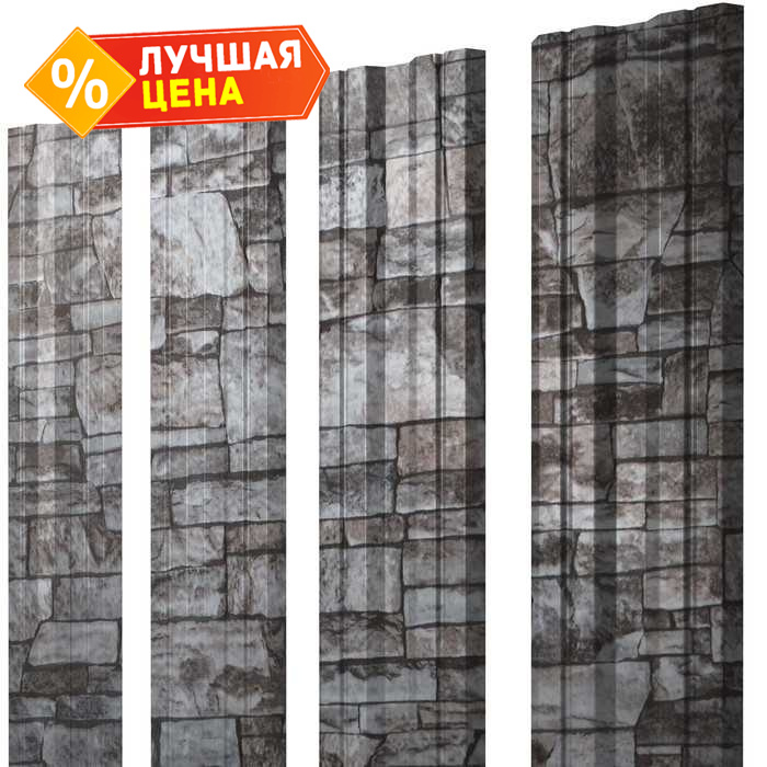 Штакетник Twin 0,45 Print Elite Fine Stone