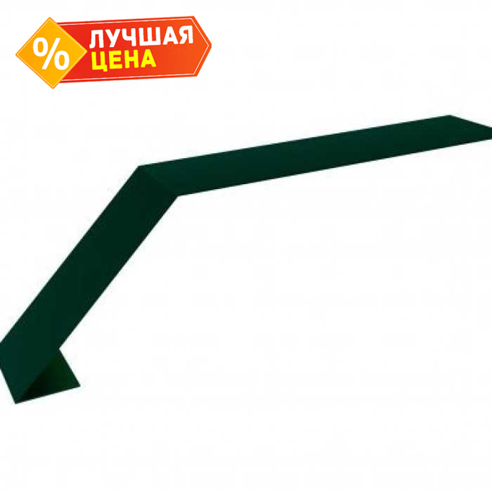 Планка капельник 100х60 0,5 Velur RAL 6005 зеленый мох