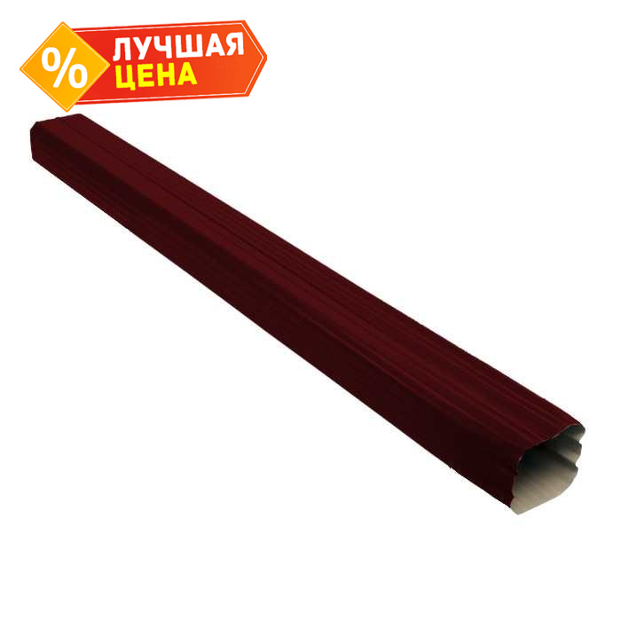 Труба прямоугольная Vortex 1м RAL 3005