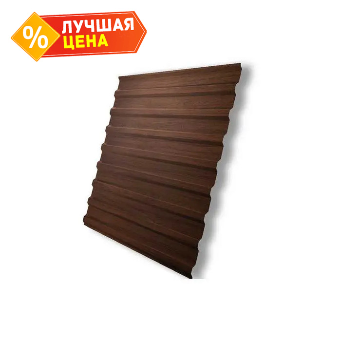 Профлист Grand Line C20В 0.45 Print Elite Choco wood