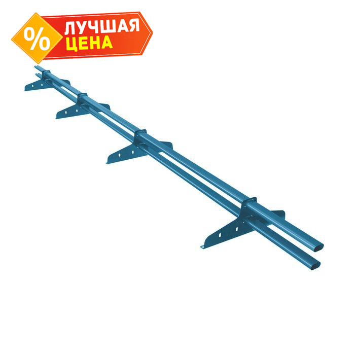 Снегозадержатель Стандарт Т4 d 40х20 RAL 5005 (3м)