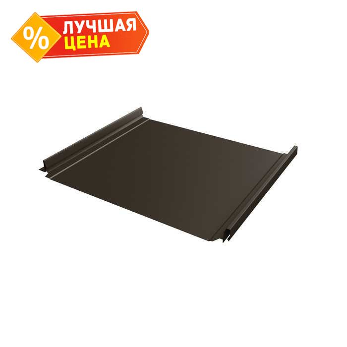 Фальцевая кровля Кликфальц Pro Grand Line 0,45 Drap RR 32 Темно-Коричневый