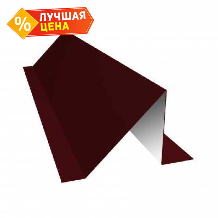 Планка снегозадержания 0,45 Drap RAL 3005 красное вино