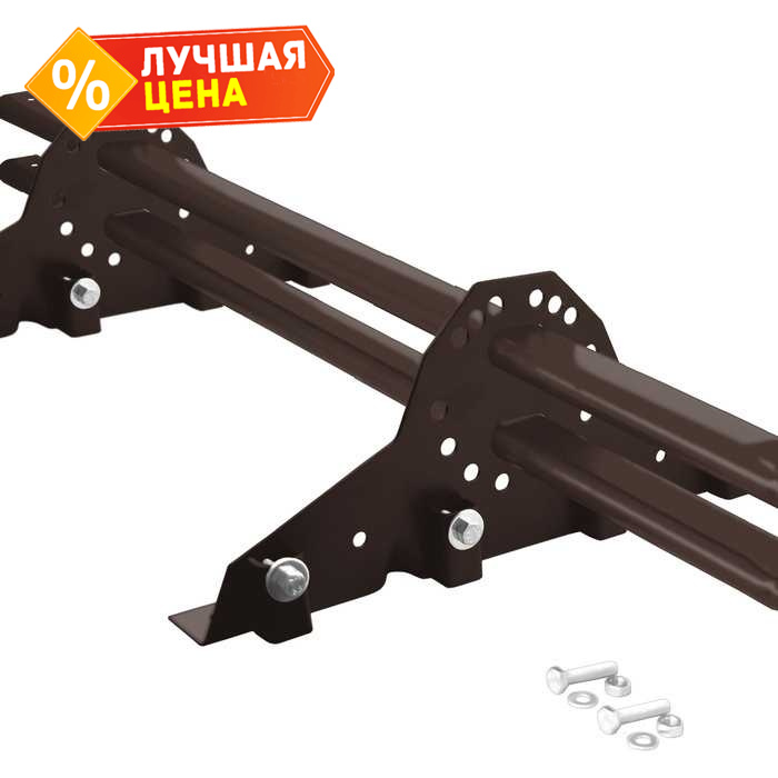 Снегозадержатель для фальцевой кровли Grand Line RAL 8017 1м