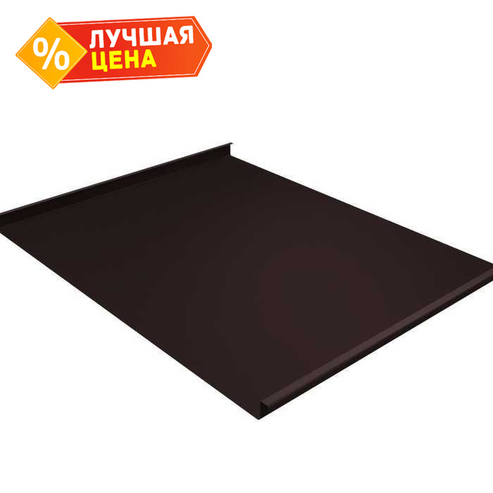 Фальцевая кровля Фальц двойной стоячий Grand Line 0,5 Satin RAL 8017