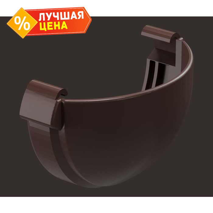 Заглушка Docke LUX RAL 8019 Шоколад