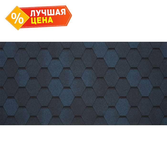 Гибкая черепица Тегола Business Plus MOSAIK Indaco scuro 481