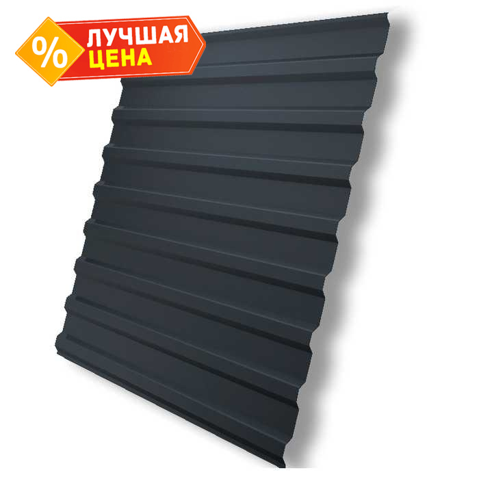 Профлист Grand Line C20В 0.5 Satin Matt RAL 7016 Антрацитово-серый