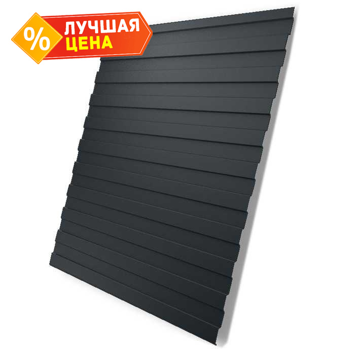 Профлист Grand Line C8A 0.5 Satin Matt RAL 7016 Антрацитово-серый