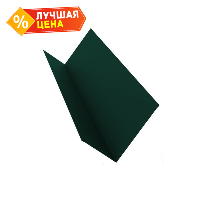 Планка примыкания 90х140 0,5 Satin Мatt RAL 6005 зеленый мох