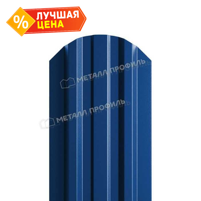 Штакетник Металл Профиль LАNE-O 0,5 PURETAN® RR 35 Синий