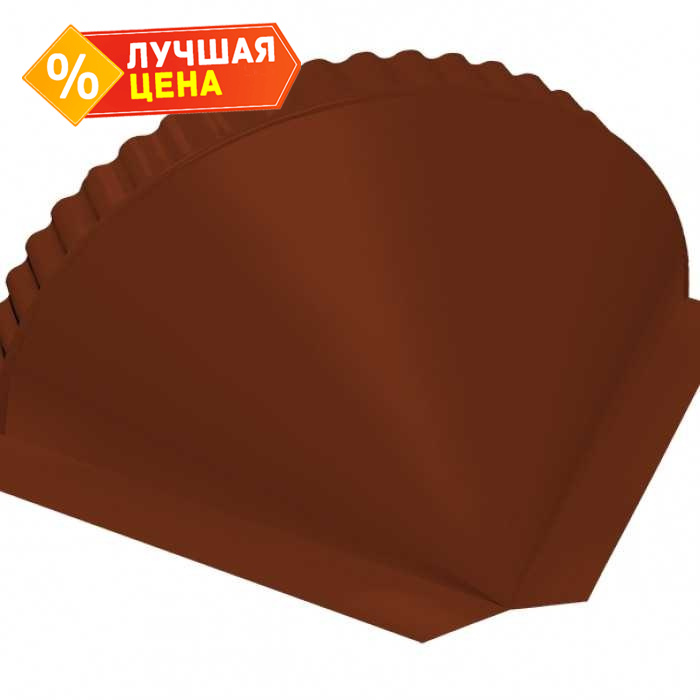 Заглушка малая конусная GreenСoat Pumatt RR 29 красный (RAL 3009 оксидно-красный)