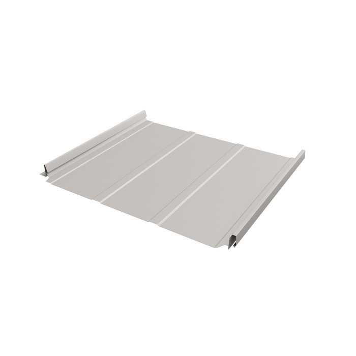 Фальцевая кровля Кликфальц Pro Grand Line 0,5 GreenCoat Pural BT, matt RR 21 Серое Окно