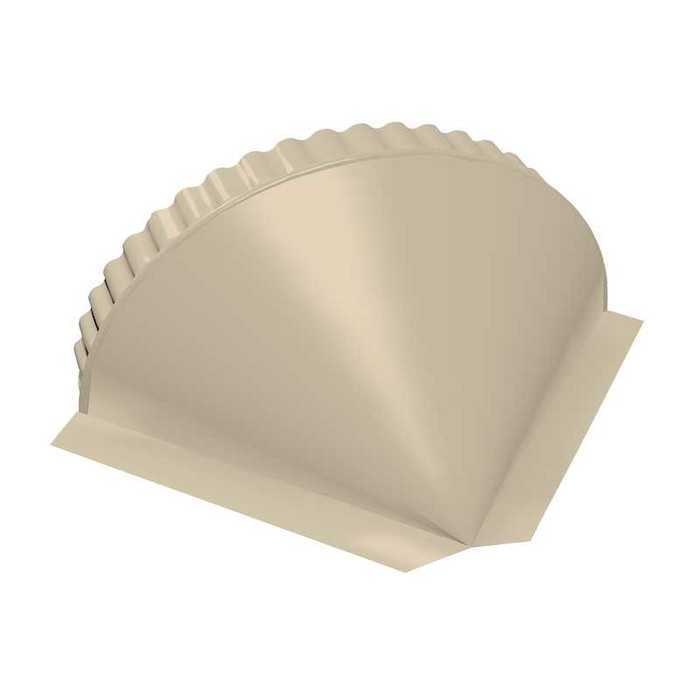 Заглушка конусная Satin RAL 1015 светлая слоновая кость