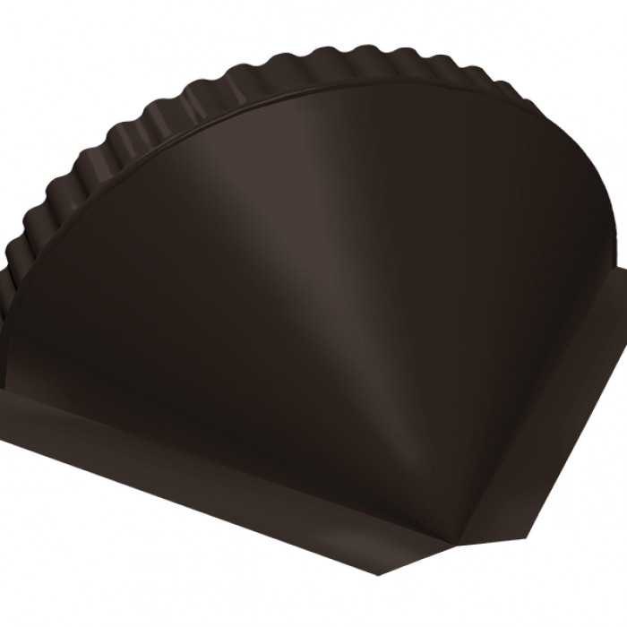 Заглушка конусная Atlas RR 32 темно-коричневый
