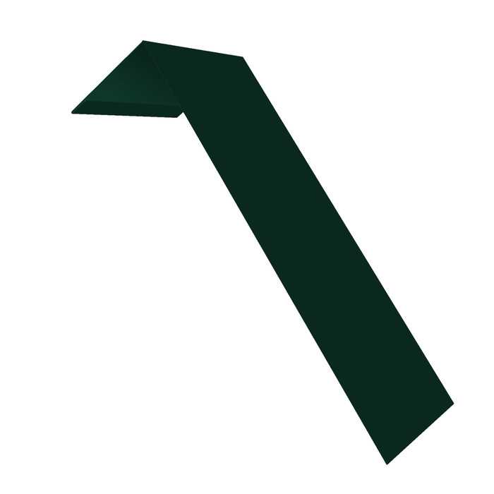 Планка лобовая/околооконная простая 190х50 0,5 Velur RAL 6005 зеленый мох