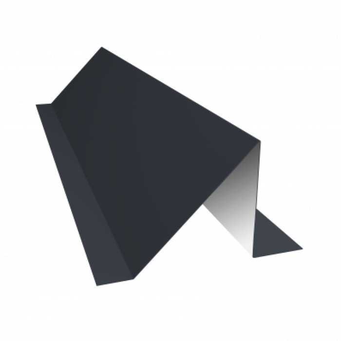 Планка снегозадержания 0,45 Drap RAL 7024 мокрый асфальт