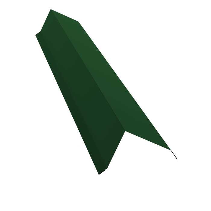 Планка торцевая 142х100 0,45 Drap RAL 6005 зеленый мох