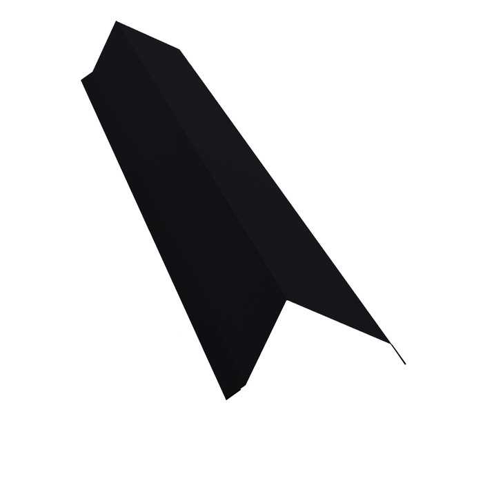 Планка торцевая 142х100 0,45 Drap RAL 9005 черный