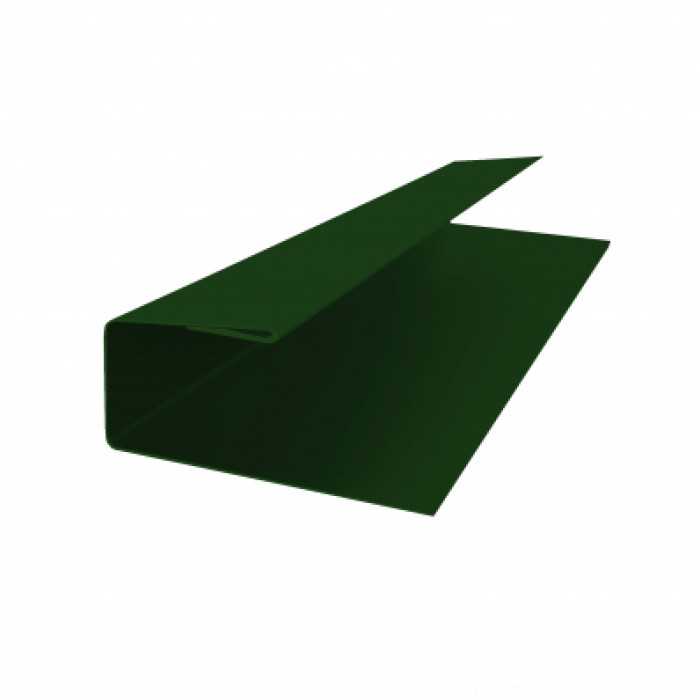 J-Профиль 18мм 0,5 Atlas с пленкой RAL 6005 зеленый мох